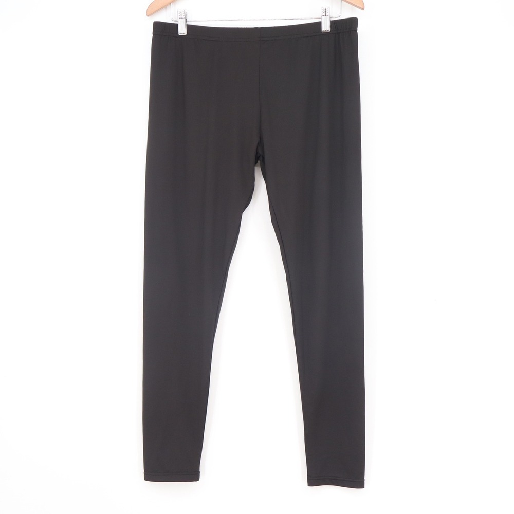 WEERTI Black Stretch Leggings XL High Waisted Soft Full Length WI